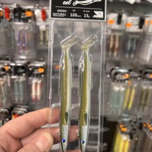 COMBO YKR HAPPY EEL 100mm 15GR GREEN NATURAL “SPINNING”