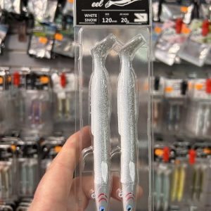 COMBO YKR HAPPY EEL 120mm 20GR WHITE SNOW “SPINNING”