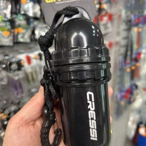 CRESSI HUEVO ESTANCO NEGRO 14X5CM «BUCEO / SUBMARINISMO»