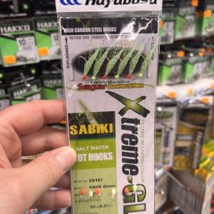 SABIKI HAYABUSA EX101 XTREME-GLO SIZE 12 » CHICHARRERAS / PLUMAS»