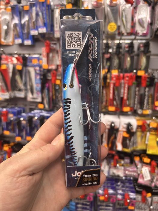 SEÑUELO JATSUI IRON 150MM 38GR SINKING #02 BLUE MACKEREL «CURRICAN / TROLLING»