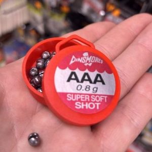 CAJITA PLOMO BLANDO DINSMORES AAA 0.8GR «SUPER SOFT SHOT»
