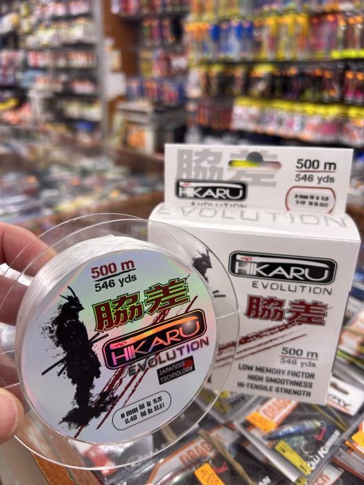 MONOFILAMENTO HIKARU EVOLUTION BOBINA 500mts 0,40mm