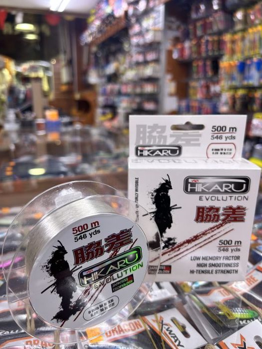 MONOFILAMENTO HIKARU EVOLUTION BOBINA 500mts 0,35mm
