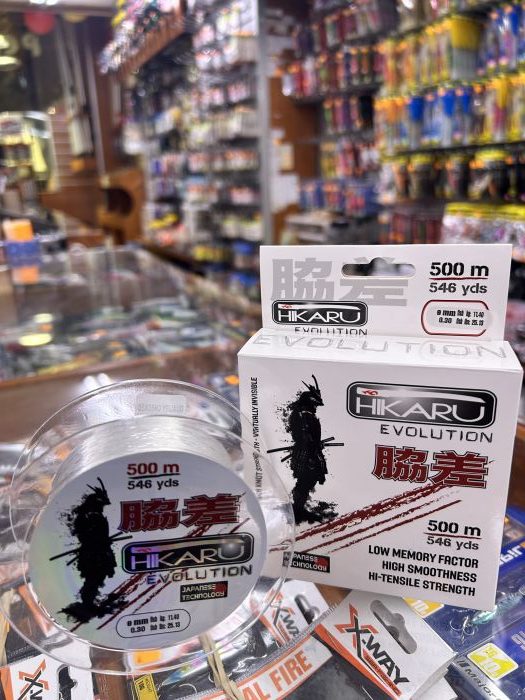 MONOFILAMENTO HIKARU EVOLUTION BOBINA 500mts 0,30mm