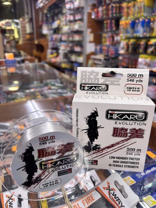 MONOFILAMENTO HIKARU EVOLUTION BOBINA 500mts 0,25mm - Imagen 2