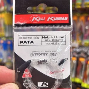 HYBRID LINE BAJO COMPETICION PATA 1,80M 0,55MM KALI KUNNAN «SURFCASTING»