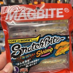 VINILO SNATCHBITE SHRIMP 4″ de MAGBITE #05  «SPINNING / DARTING»