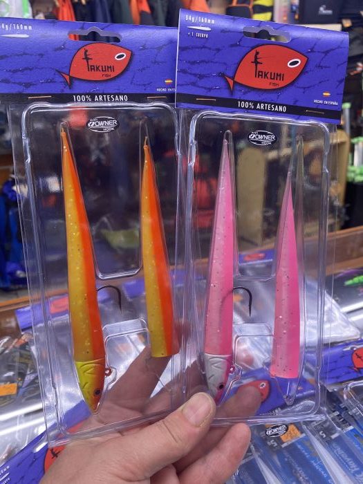 PACK DE 2 SEÑUELOS TAKUMI FISH 54 gr «SPINNING / PESCA VERTICAL»