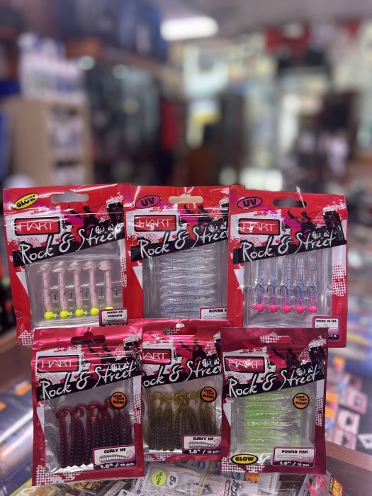 COLECCIÓN 6 BLISTER HART ROCK&STREET «Rockfishing» (micro vinilos)