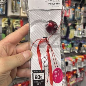 TAI RUBBER CRAZEE 80GR #01 RED» PESCA VERTICAL / JIGGING»
