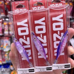 PACK DE 3 YO-ZURI CRYSTAL ULTRA SS 80mm #PUKS “CALAMAR»