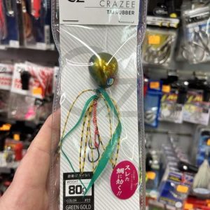 TAI RUBBER CRAZEE 80GR. GREEN GOLD» PESCA VERTICAL / JIGGING»