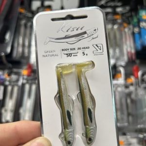 BLISTER DOBLE COMBO YKR KISU 50MM 5GR GREEN NATURAL «ROCKFISHING»