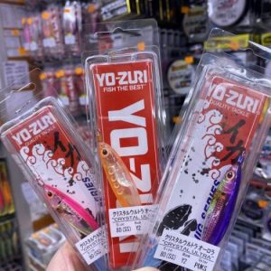 PACK DE 3 YO-ZURI CRYSTAL ULTRA SS 80mm “CALAMAR»”