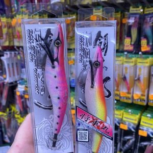 PACK de 2 SEÑUELOS GAN CRAFT EGI-JYA 3.5 » CALAMAR / SEPIA «