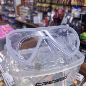 GAFAS DE BUCEO CRESSI MOD. ACQUARELLA TRANSPARENTE «MASCARA ADULT SIZE»