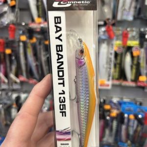 SEÑUELO CINNETIC BAY BANDIT 135F 20GR FLOATING #22 CRAZY ORANGE «SPINNING»