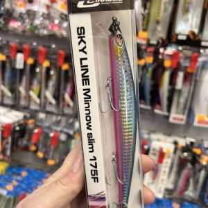 SEÑUELO CINNETIC SKY LINE MINNOW SLIM 175F 28GR FLOATING #19 BLUE SARDINE ELECTRIC PINK «SPINNING»