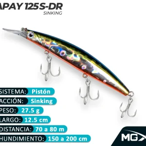 Señuelo MGX Apay 125SDR ANCHOVY IV