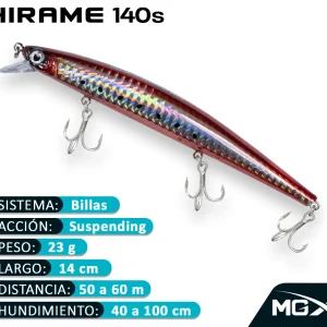 Señuelo MGX HIRAME 140S RED ASSASSIN SARDINE