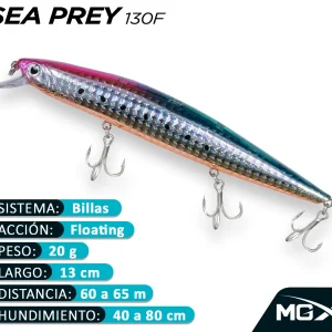 Señuelo MGX Sea Prey 130F RAINBOW SARDINE II