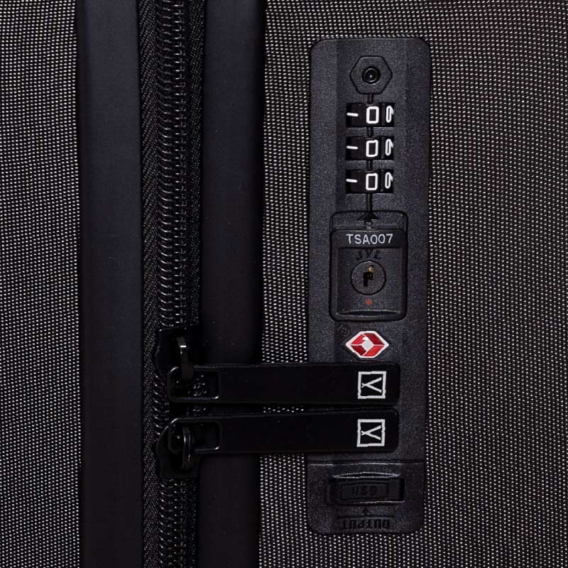 Maleta 10Kg de cabina 55,5x36x22cm rígida ABS+PC Numada PackPro T40 (20″) Negro - Imagen 5