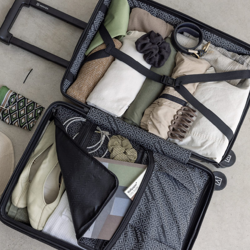 Maleta 10Kg de cabina 55,5x36x22cm rígida ABS+PC Numada PackPro T40 (20″) Negro - Imagen 7