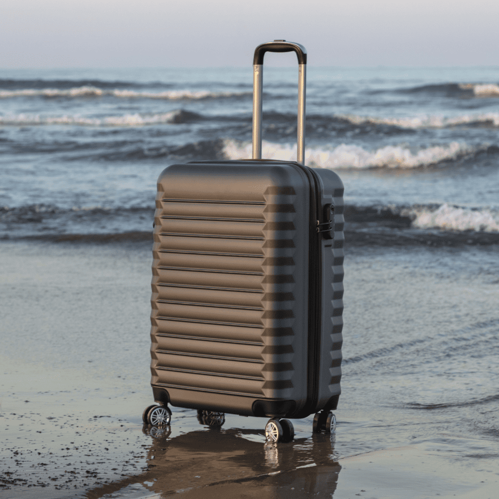 Juego de maletas 3 piezas (53/63cm + Neceser A10 Transparente) Numada Upfly Gris - Imagen 7