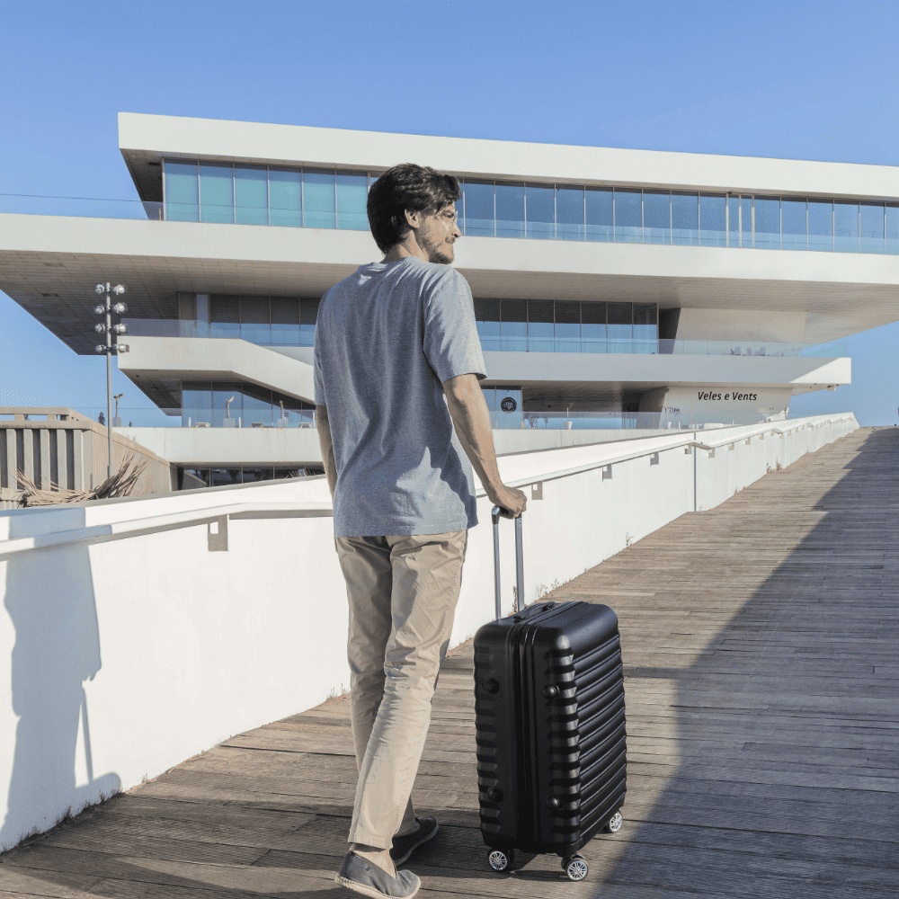 Juego de maletas 3 piezas (53/63cm + Neceser A10 Transparente) Numada Upfly Negro - Imagen 6