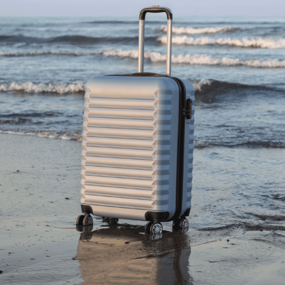 Juego de maletas 3 piezas (53/63cm + Neceser A10 Beige) Numada Upfly Azul claro - Imagen 7