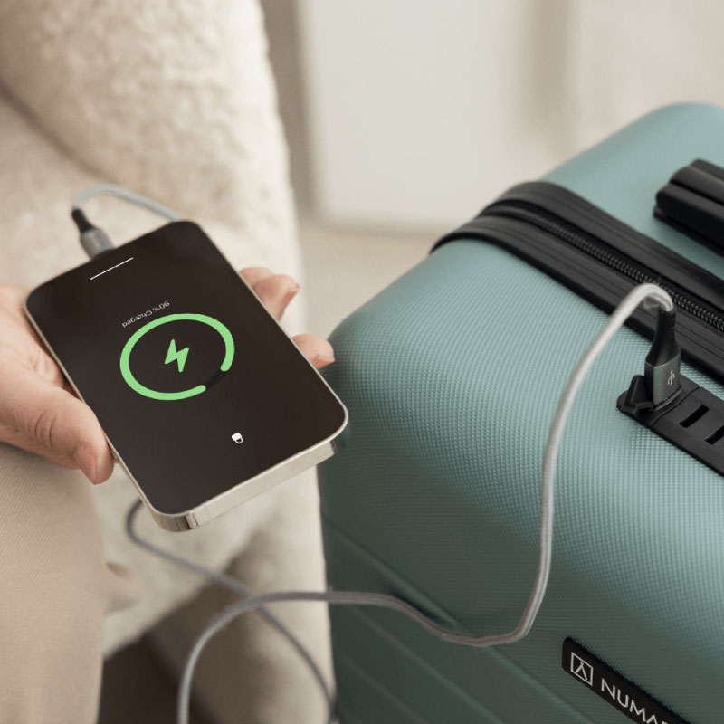 Maleta 10Kg de cabina 55×35,5x22cm rígida Numada Upfly T20 (20″) Verde - Imagen 4