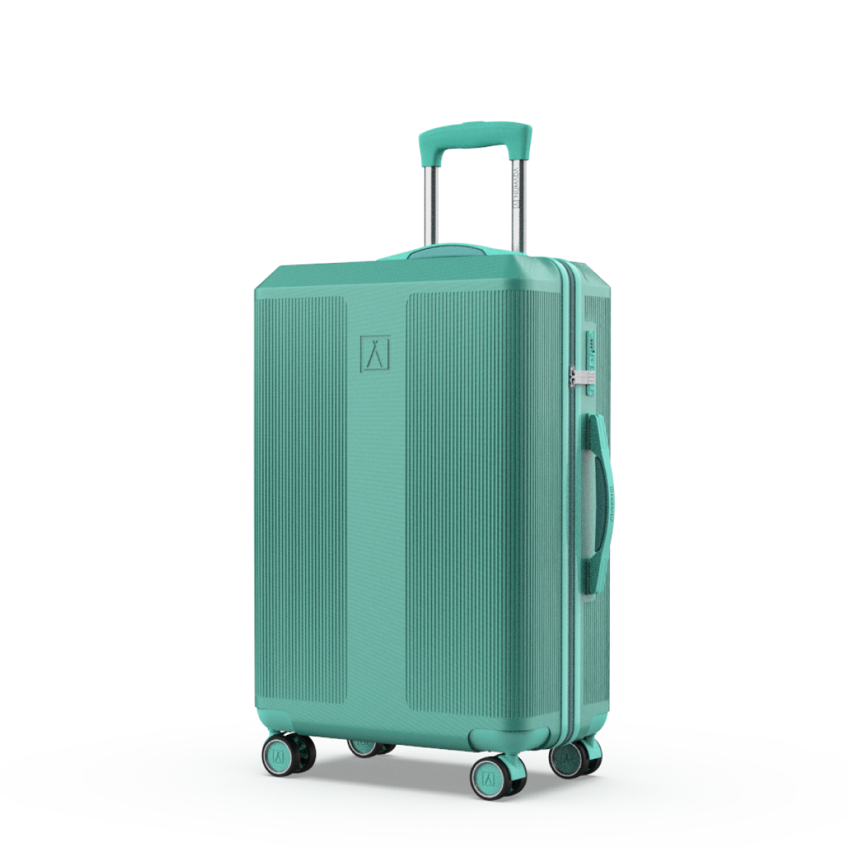 Maleta 18 Kg mediana 66,5x43x26 cm Numada Elegance T15 24” (M) Verde Aguamarina - Imagen 2