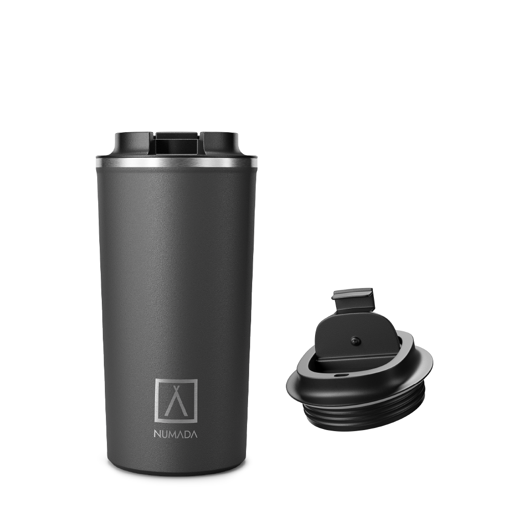 Vaso térmico acero inoxidable NUMADA Ceramic 500ml Negro