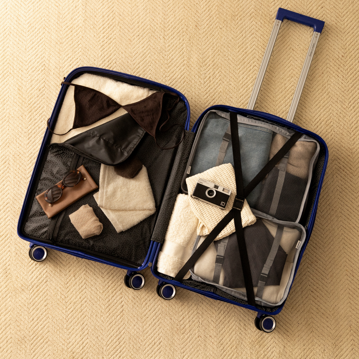 Maleta 20 Kg mediana rígida PP 65x44x25 cm Numada Unbroken T210 24” (M) Azul Índigo - Imagen 7