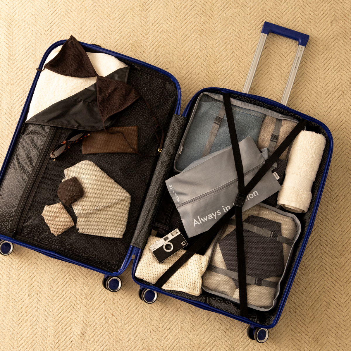 Maleta 25 Kg grande rígida PP 76x49x27 cm Numada Unbroken T210 28” (L) Azul Índigo - Imagen 7