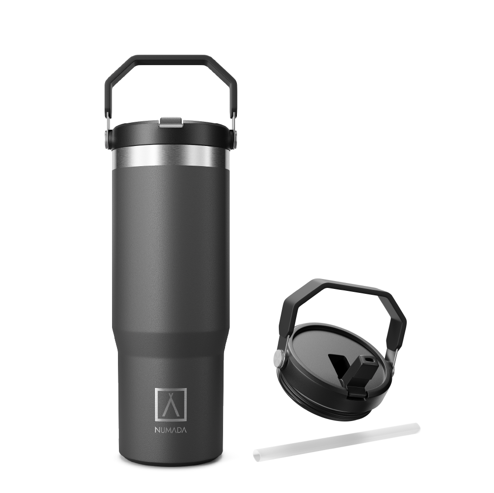 Vaso térmico acero inoxidable NUMADA Ceramic 1000ml Negro - Imagen 2