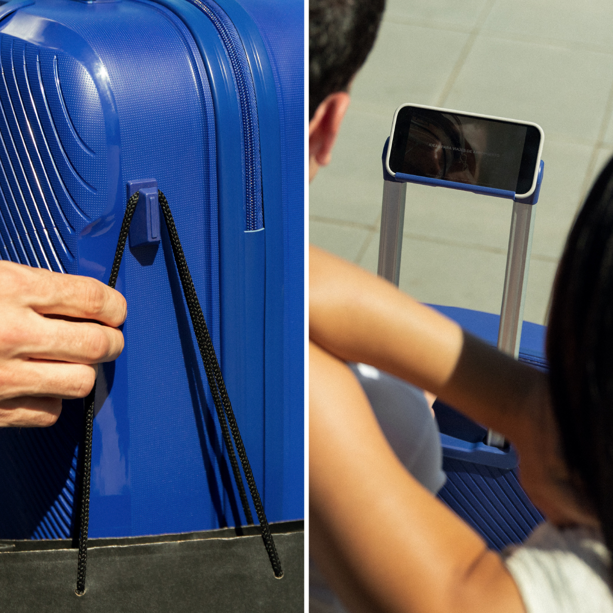 Maleta 25 Kg grande rígida PP 76x49x27 cm Numada Unbroken T210 28” (L) Azul Índigo - Imagen 5