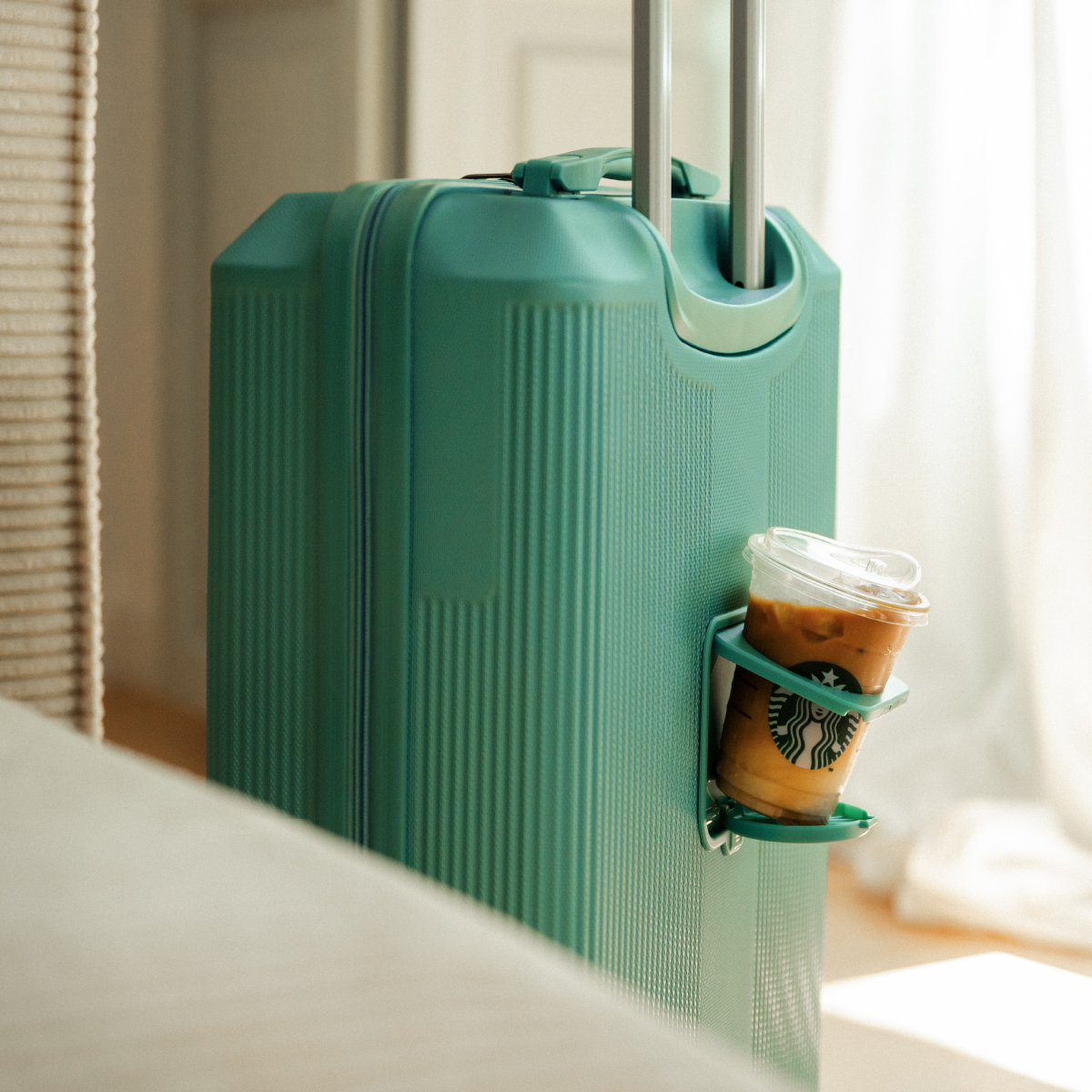 Maleta 13 Kg de cabina 55x40x20 cm Numada Elegance T15 20” (XS) Verde Aguamarina - Imagen 7