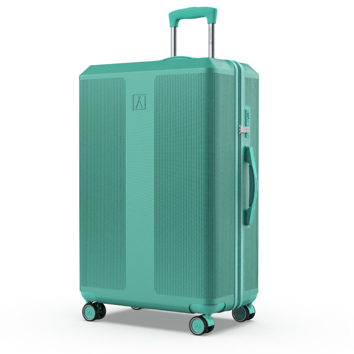 Maleta 25 Kg grande 76,5x49x29 cm Numada Elegance T15 28” (L) Verde Aguamarina - Imagen 2