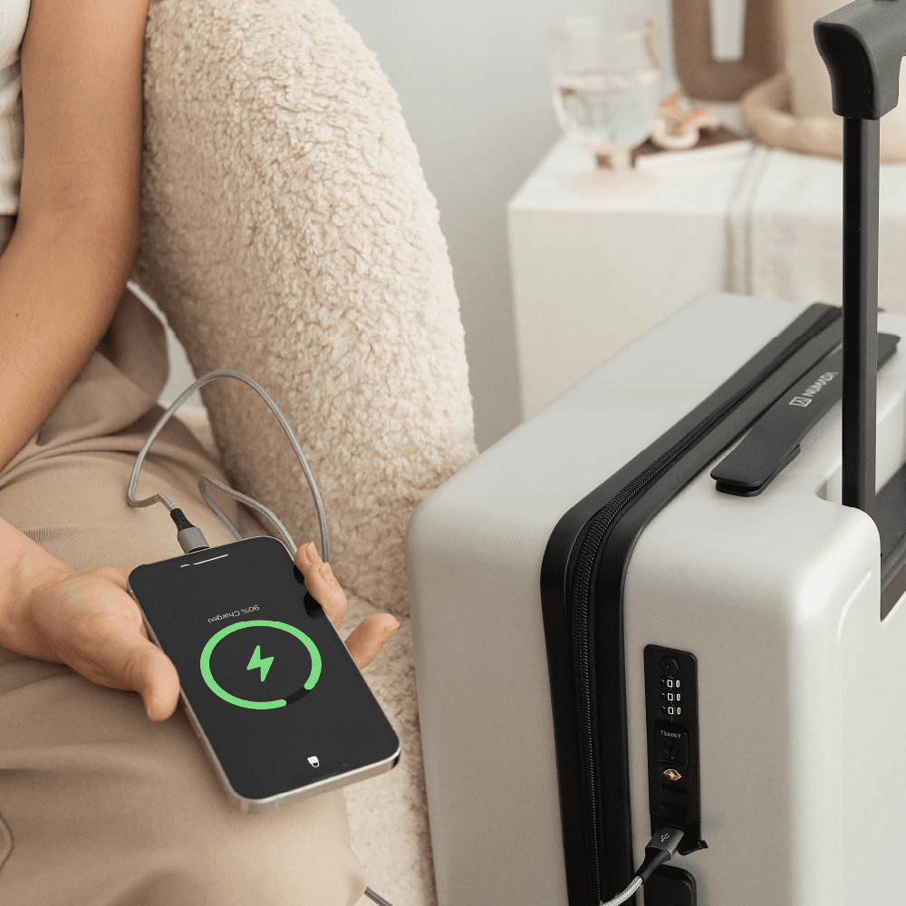 Maleta 10Kg de cabina 55,5x36x22cm rígida ABS+PC Numada PackPro T40 (20″) Silver - Imagen 4