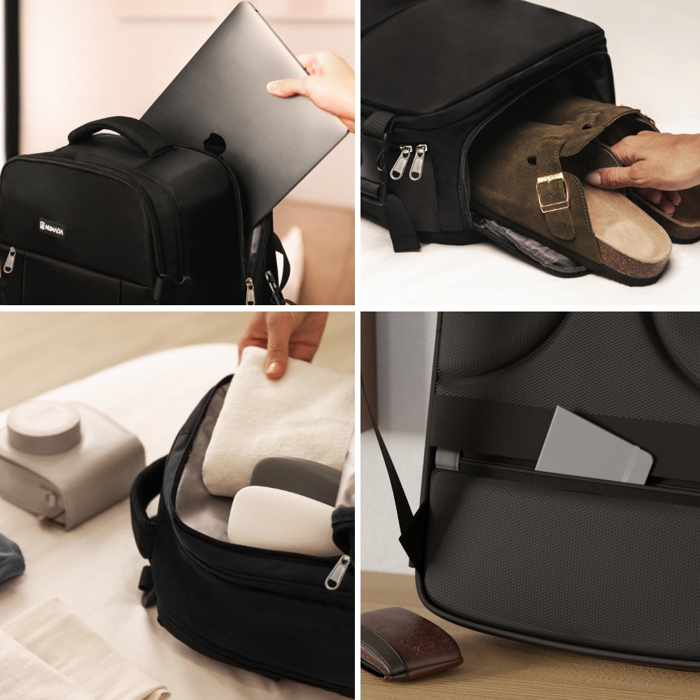 Mochila de viaje cabina 40x25x20cm Numada Chicago B30 - Imagen 4