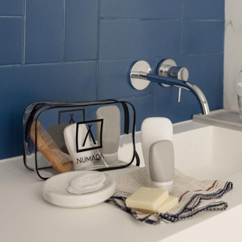 Neceser transparente con botellas Numada Midweek A20 - Imagen 8