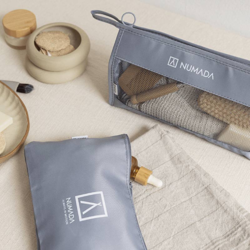 Organizador de maletas 8 piezas Numada Midweek A80 Gris claro - Imagen 5