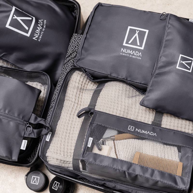 Organizador de maletas 8 piezas Numada Midweek A80 Gris oscuro - Imagen 4