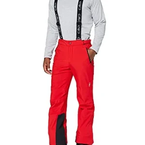 Pantalón de esquí para hombre, hombre, color rojo (ferrari)