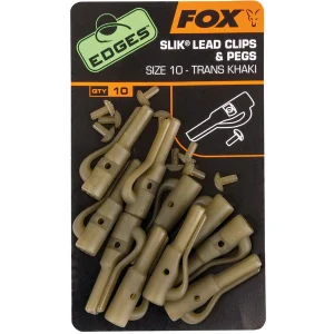 Slik lead clip + pegs Khaki SIZE10 FOX oferta