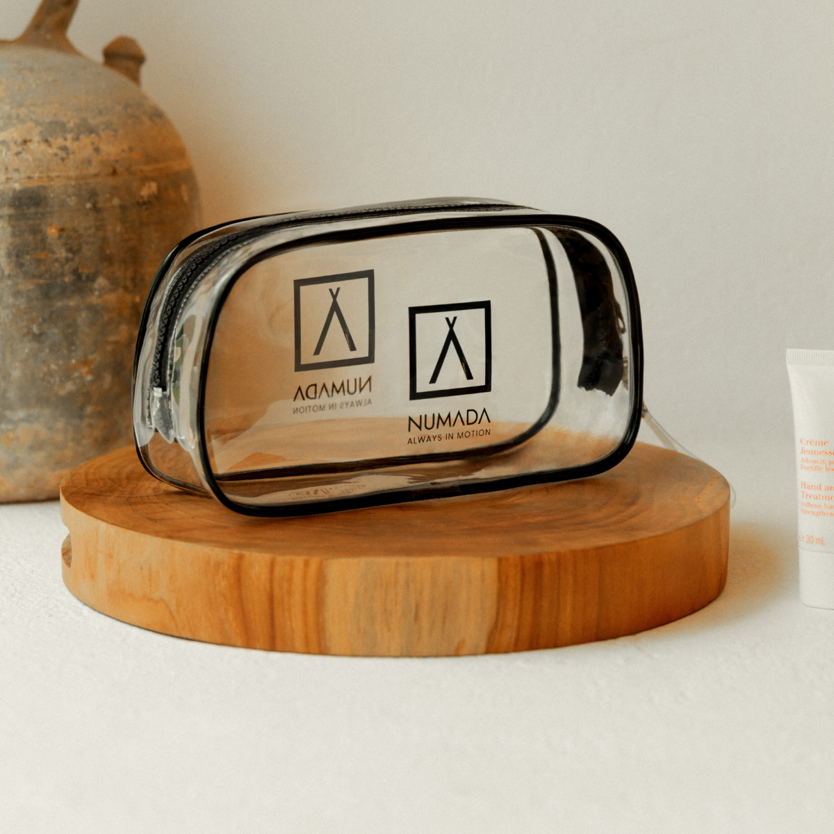 Juego de maletas 3 pzs. (Maleta 63 cm, Bolsa de viaje plegable, Neceser transparente) Negro - Imagen 9