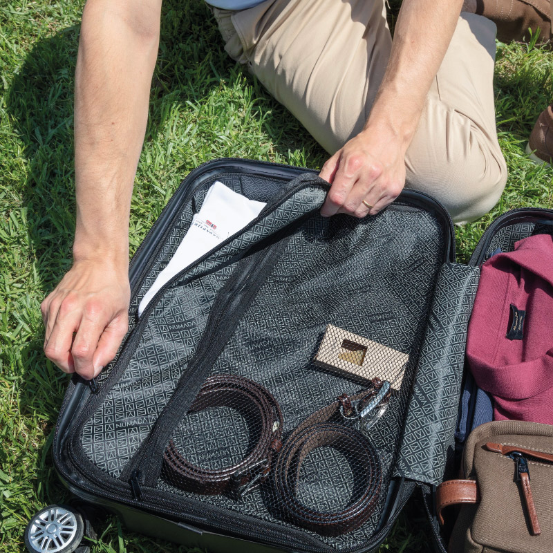 Juego de maletas 4 piezas (53/63/75cm + Neceser) Numada Upfly Verde menta - Imagen 7