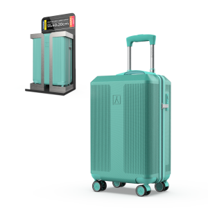 Maleta 13 Kg de cabina 55x40x20 cm Numada Elegance T15 20” (XS) Verde Aguamarina